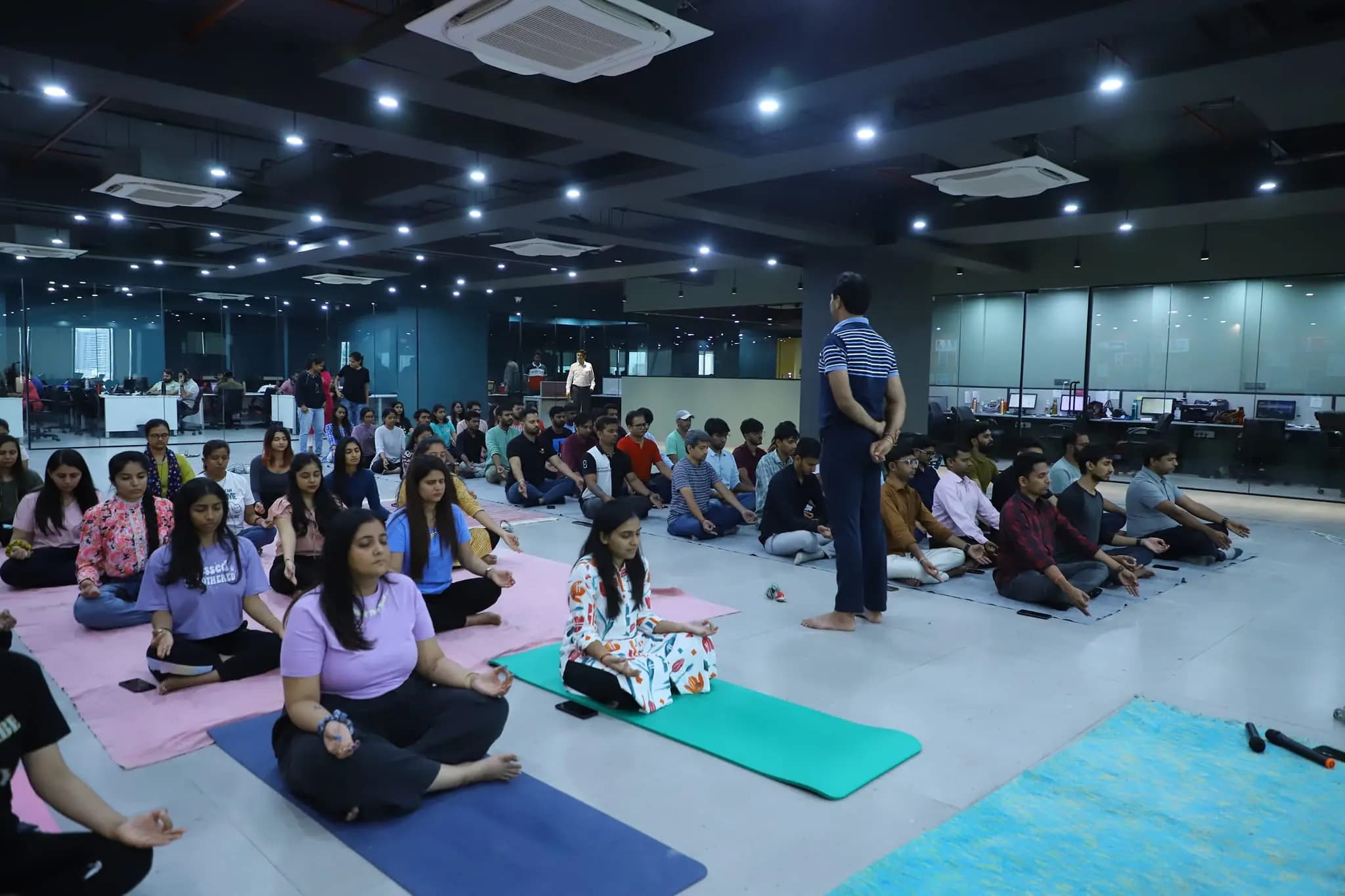 Corporate Yoga at Communication Crafts